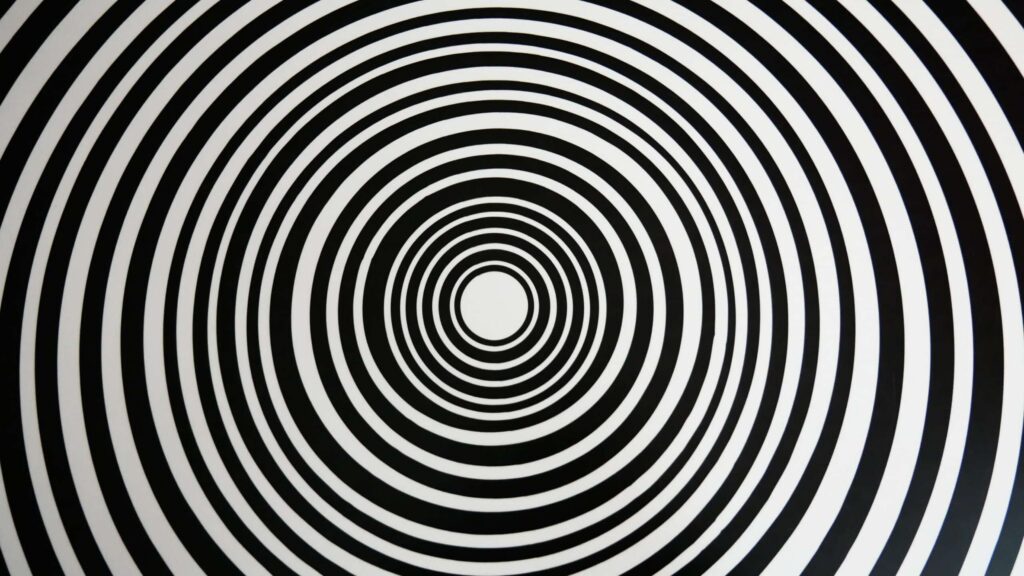 Black and White concentric circles